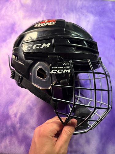 Black Small CCM Tacks 910 Helmet (Used)