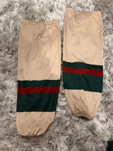 White Senior Large CCM Socks (Used)