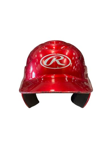 Used Rawlings HELMET Batting Helmet No Mask Red MD 11859-S000034681