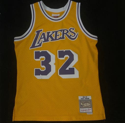 Magic Johnson 1984-85 Mitchell and Ness Swingman Jersey