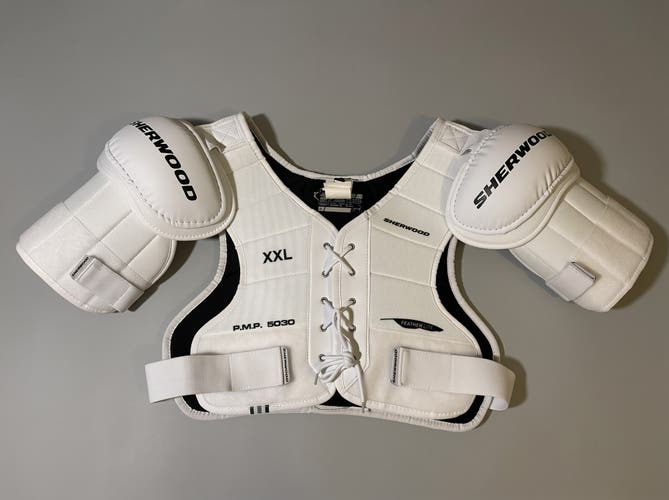 Senior XXL Sher-Wood 5030 Shoulder Pads (Used)