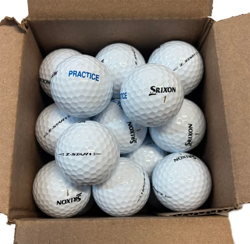 Srixon Z-Star Diamond Practice Balls (White, 15pk) Golf 2023 PRE-OWNED - GRADE A