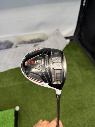 TaylorMade R15 430 Driver 10.5* Aldila RIP Phenom 55g Stiff Flex Shaft RH W HC