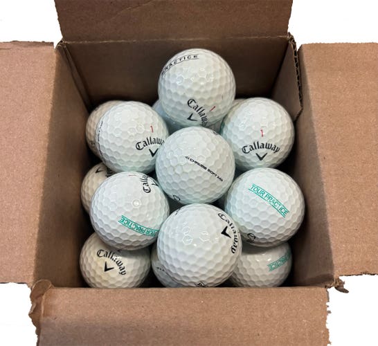 Callaway Chrome Soft X Practice Balls (White, 25pk) 2022 PRE-OWNED - GRADE A