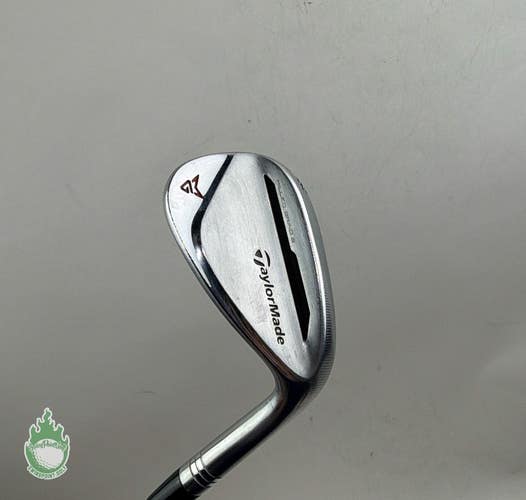 Right Handed TaylorMade Milled Grind 2 Chrome Wedge SB 56*-12 Stiff Steel Golf