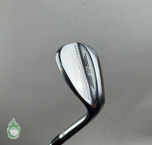 Used Titleist Vokey SM9 M Grind Chrome Wedge 60*-08 S400 Stiff Steel Golf Club