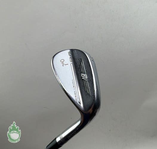 Used Titleist Vokey SM9 F Grind Chrome Wedge 50*-08 Extra Stiff Steel Golf Club