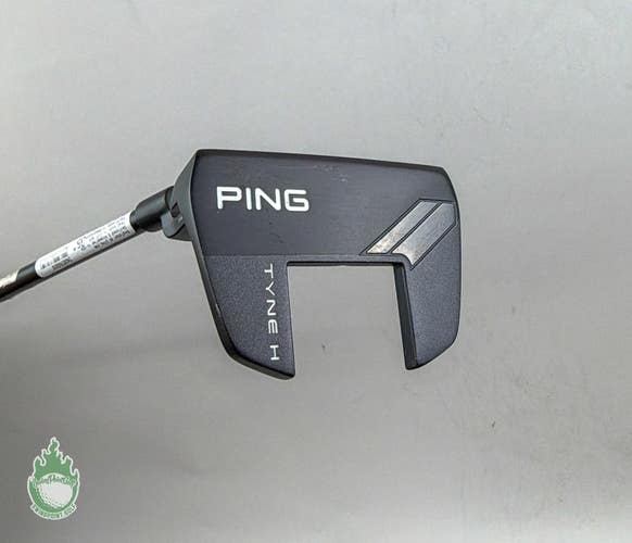 Used Left Handed Ping Tyne H 35" Putter Black Graphite Golf Club