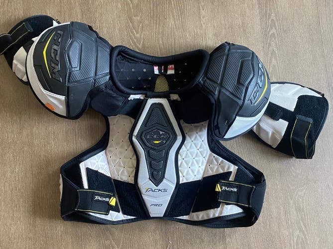 Large Senior CCM SuperTacks Shoulder Pads Pro Stock (Used)