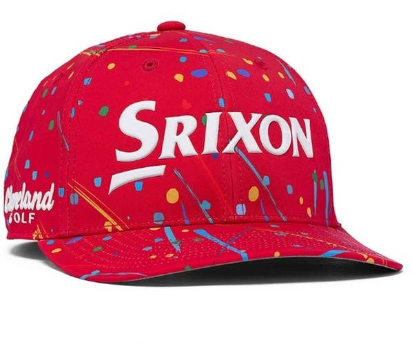 Srixon Tour Ink Collection Hat (Red, Adjustable) Golf 2026 NEW