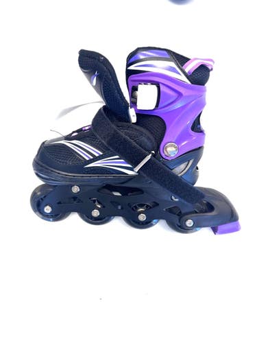 Used JIFAR ADJ 1-3 Junior Rec Fitness Skates Black Adjustable 11860-S000317683