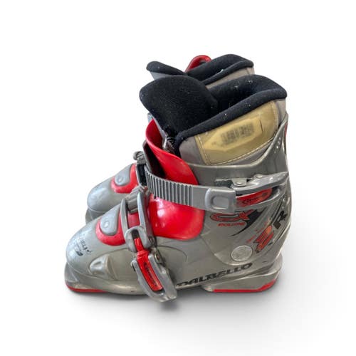 Used Dalbello CX 2R Boys Downhill (DH) Ski Boots Grey 205 MP - J01 11735-S000370745
