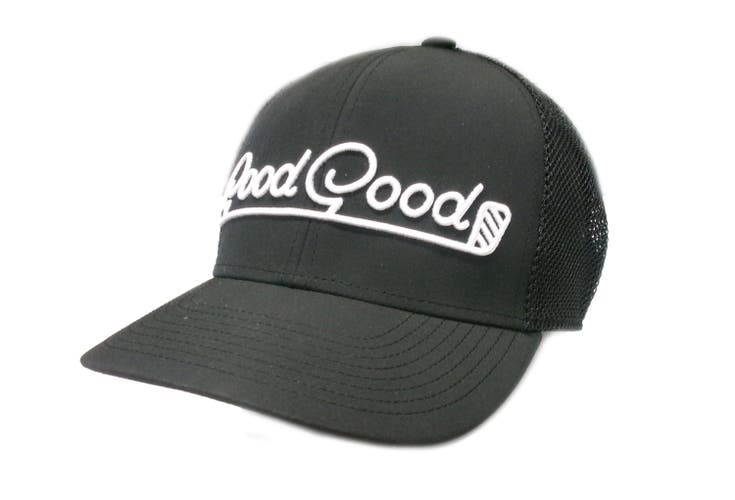 NEW Good Good The Elite Trucker Black Mesh Snapback Golf Hat/Cap (TPC Myrtle