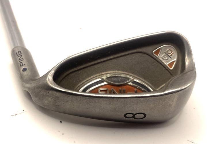 Ping G10 8-Iron Black Dot AWT Regular Flex Steel Shaft Jumbo Golf Pride Grip