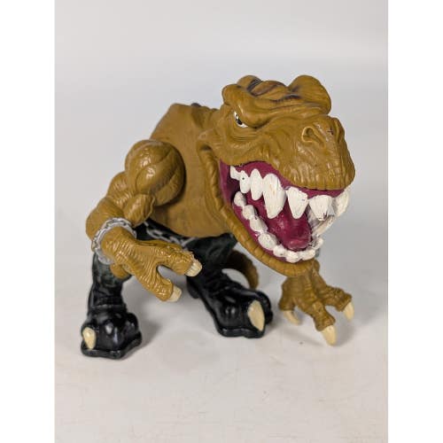Vintage 1996 Mattel Extreme Dinosaurs T-Bone Action Figure T-Rex Retro Toy