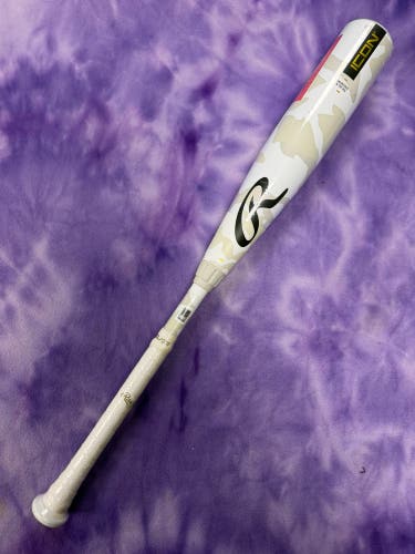2025 Rawlings Icon Composite Bat USSSA Certified (-10) Composite 17 oz 27" (New)
