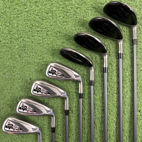 Callaway Razr X HL Combo Hybrid Iron Set 4-PW AW Womens Ladies Flex