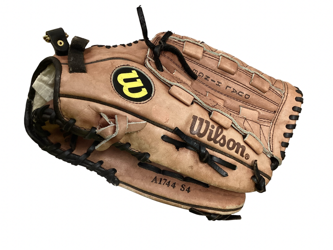 Used Wilson PRO SELECT BB/SB Glove RH Throw Brown 13" 11613-S000192179