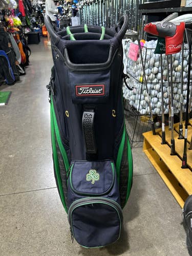 Used Titleist CART BAG 14 WAY Mens Cart Bag Navy Blue 11605-S000229185