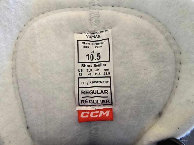CCM JetSpeed FT680 Hockey Skates Regular Width 10.5 (Used)