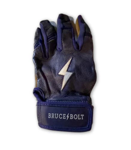 Bruce Bolt Youth Medium Purple/Tan Batting Glove Left Hand (Used)