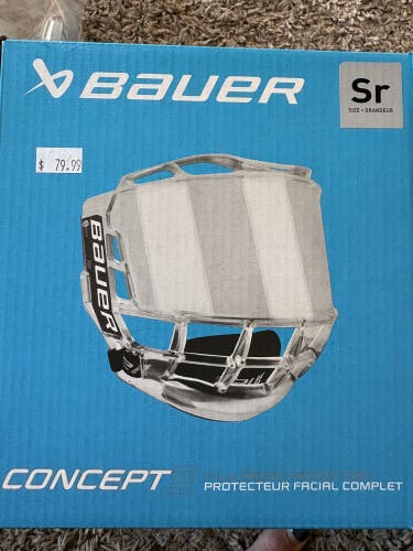 XL Bauer Concept 3 Full Shield Full Cage (New)