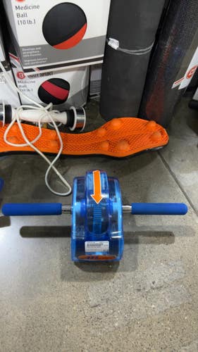 Used Exercise Ab Wheel Royal Blue 11605-C000226106