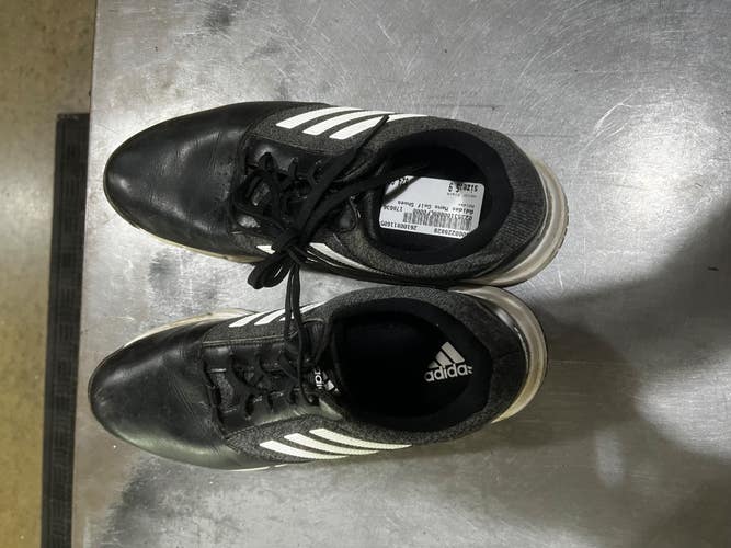Used Adidas Mens Golf Shoes Black Senior 9 11605-S000228828
