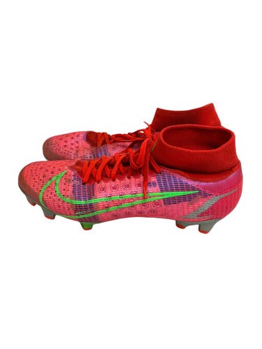 Used Nike MERCURIAL SUPERFLY Soccer Cleats Red Senior 6.5 11692-S000156081