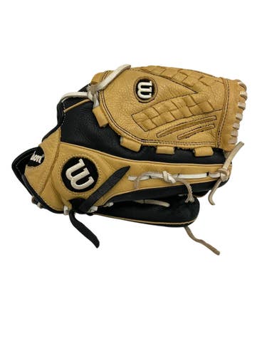 Used Wilson A500 BB/SB Glove LH Throw Black And Tan 13 1/2" 11692-S000157679
