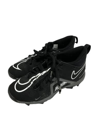 Used Nike ALPHA MENACE SHARK Jr FB Cleats Black Junior 02 11692-S000155978