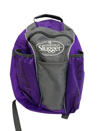 Used Louisville Slugger BACKPACK BB/SB Player Backpack Purple 11692-S000155982