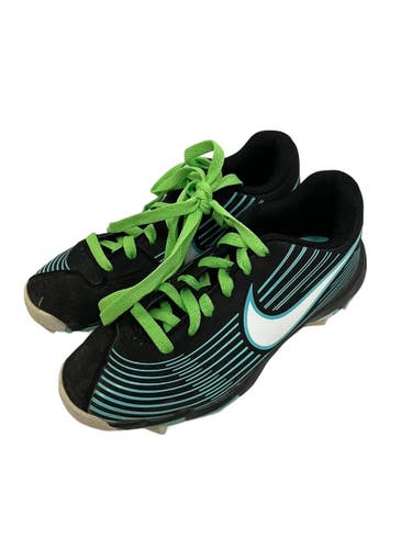Used Nike HYPERDIAMOND 4 KEYSTONE BB/SB Cleats Turquoise Junior 03 11692-S000156006