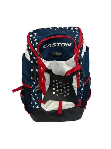Used Easton WALK OFF NX STARS AND STRIPES BB/SB Player Backpack Navy Blue 11692-S000156413