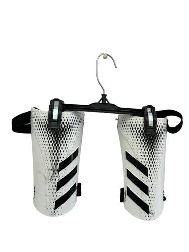 Used Adidas Soccer Shin Guards Adult White LG 11692-S000157231