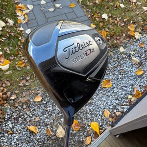 Men's 2010 Titleist 910 D2 Left Hand Driver Stiff Flex 9.5 Loft (Used)