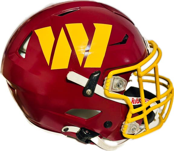 Authentic Riddell SpeedFlex helmet featuring a Washington Redskins/Commanders W Size Large