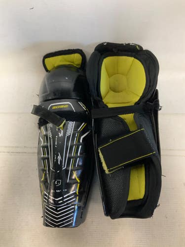 Used CCM 3092 Junior Shin Guards Black 11" 11823-S000042668