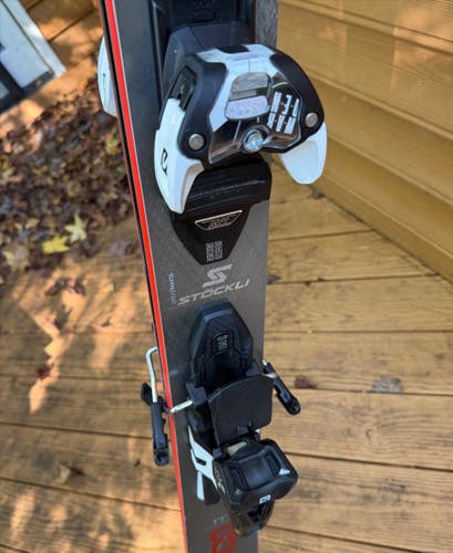 Men's 2021 All Mountain 177 cm Stockli Edge 100 Skis With Bindings Max Din 13 (Used)