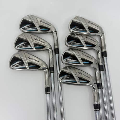 Taylormade Sim Max 4-PW Iron Set RH Nippon N.S. Pro Modus3 Tour105 Stiff 7 Clubs