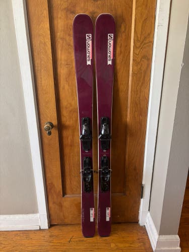 Salomon QST Lux 92 161cm with Adjustable Salomon M10 GripWalk Bindings