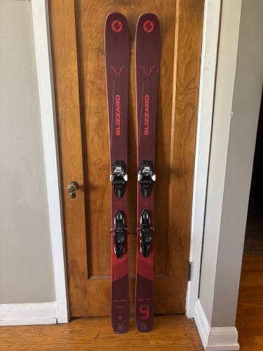 Blizzard Rustler 9 180cm with Adjustable Salomon Warden MNC Bindings