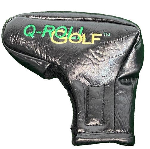 Q-Roll Golf Blade Putter Headcover With Hook And Loop Fastener Great Condition