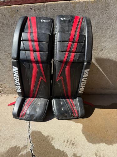 34" Vaughn Velocity V9 Pro Carbon Goalie Leg Pads Pro Stock (Used)