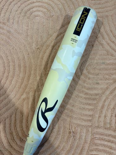 2025 Rawlings Icon Composite Bat BBCOR Certified (-3) Composite 28 oz 31" (Used)
