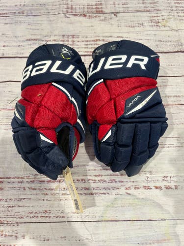 Blue Junior Bauer Vapor 2X Pro Gloves 12" (Used)