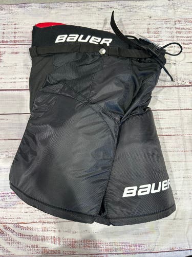 Black Junior Medium Bauer Lil Sport Hockey Pants (New)