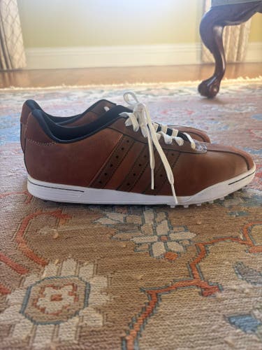 Men's Size M 12.0 (W 13.0) Adidas Adicross II Golf Shoes (New)