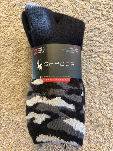 Men's Spyder Socks heat socks ski/snowboard (New)