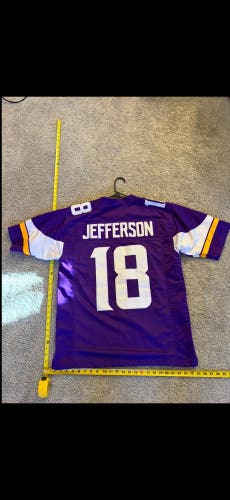 Justin Jefferson Minnesota Vikings Purple Large Men's Jersey (Used)